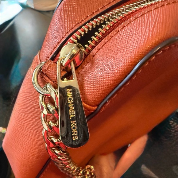 Michael Kors Jet Set Crossbody Orange Saffiano Leather - Picture 5 of 7
